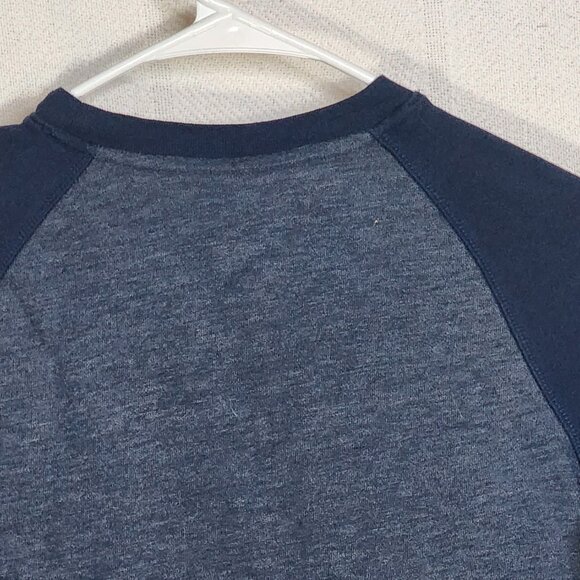 Athletic Works Blue Cove Heather Cotton Poly Crewneck Boys Sweatshirt Size M 8 - Picture 9 of 16